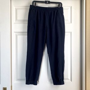 Navy blue jogger pants